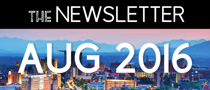 August 2016 Newsletter