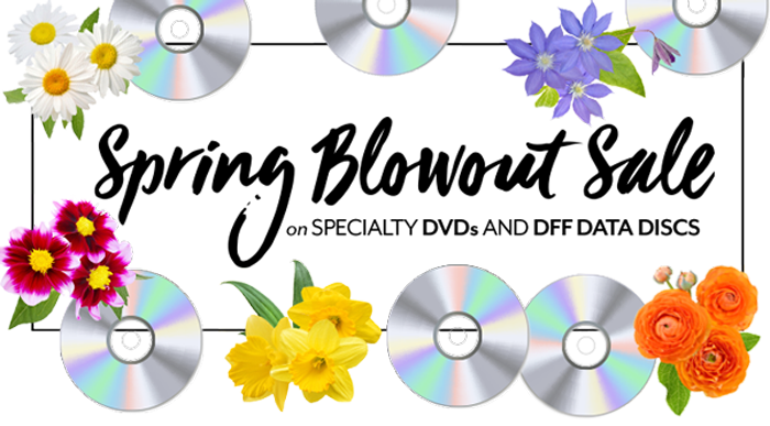 Spring Blowout Sale - Specialty DVD & DFF data discs